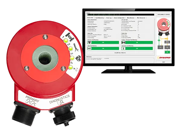 Encoder programável com diagnóstico Dynapar HS35iQ